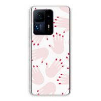 Hands pink: Xiaomi Mi Mix 4 Transparant Hoesje