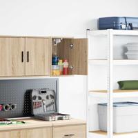 Garagewandkast sonoma bewerkt hout eikenkleurig