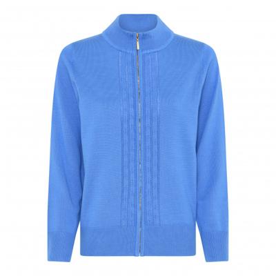 micha - Blauw | Dames | Vest | Blauw | S | regular | Kamst mode