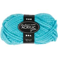 Creativ Company Fantasia acrylgaren, l: 35 m, maxi, turquoise, 50 gr/ 1 bol