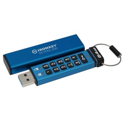 Pendrive Kingston IKKP200/64GB Blauw