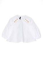 Balmain Kids blouse à boutons décoratifs - Blanc - thumbnail