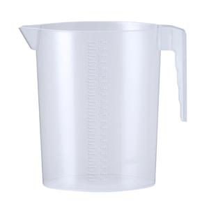 Keuken maatbeker/mengbeker - kunststof - transparant - 2200 ml - schenktuit