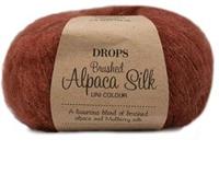 Drops Brushed Alpaca Silk Uni Colour 024 Roest