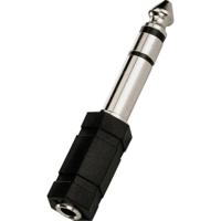 Monacor HA-37 Audio Adapter [1x Jackplug male 6,3 mm - 1x Jackplug female 3,5 mm]