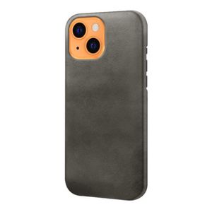 Casecentive Leren Back case iPhone 14 zwart - 8720153795609