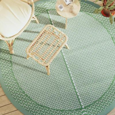 VidaXL Buitenkleed arakil ø 200 cm polypropeen groen VidaXL Buitenkleed arakil ø 200 cm polypropeen groen
