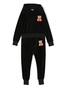 Moschino Kids survêtement à imprimé Teddy Bear - Noir