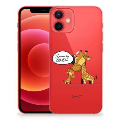 iPhone 12 Mini Telefoonhoesje met Naam Giraffe iPhone 12 Mini Telefoonhoesje met Naam Giraffe