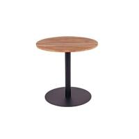 MaximaVida ronde eettafel Java zwart 80 cm - zware 49 kg uitvoering - thumbnail