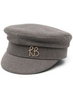 Ruslan Baginskiy casquette gavroche à plaque logo - Gris - thumbnail