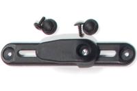 Ortlieb Schroef Onderste haak 10 mm Rail en schroeven - Zwart