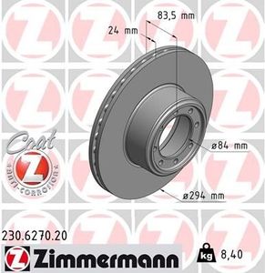 Remschijf Coat Z 230627020
