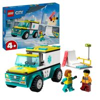 LEGO CITY ambulance en snowboarder 60403