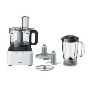 Braun FP3131WH PurEase Foodprocessor Wit/Grijs