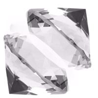 Transparante nep diamanten - 3x stuks - 8 cm - van glas - Namaak edelstenen - Hobby/decoratie/speelg