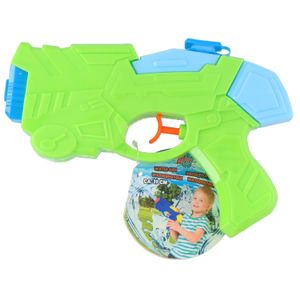 1x Waterpistolen/waterpistool groen van 19 cm 30 ml kinderspeelgoed