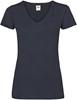 Fruit Of The Loom F271N Ladies´ Valueweight V Neck T - Deep Navy - XS