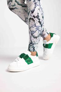 Philipp Plein Sneakers 7287904 Dames/Kids Glitter White/Green - Maat 37 - Kleur: WitGroen | Soccerfanshop