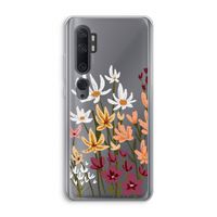 Painted wildflowers: Xiaomi Mi Note 10 Transparant Hoesje