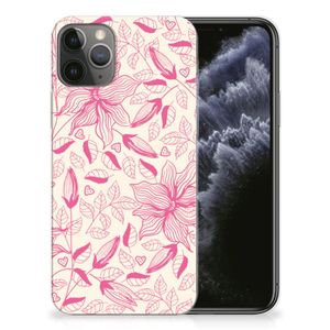 Apple iPhone 11 Pro TPU Case Pink Flowers