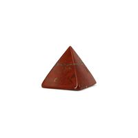 Edelsteen Piramide Jaspis Rood - 40 mm - thumbnail