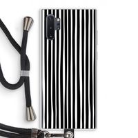Stripes: Samsung Galaxy Note 10 Plus Transparant Hoesje met koord