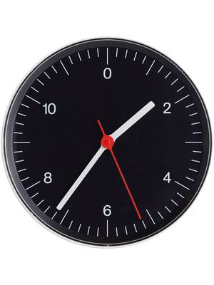 HAY "horloge murale en aluminium 26,5 cm" - Noir