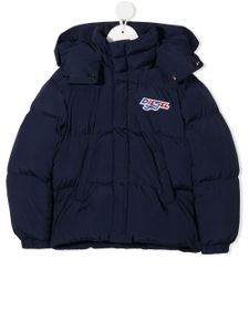 Diesel Kids veste matelassée à capuche - Bleu