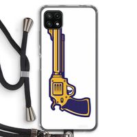 Pew Pew Pew: Samsung Galaxy A22 5G Transparant Hoesje met koord