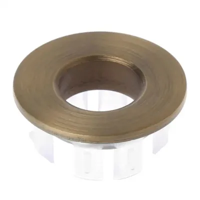 LuxDrain RingCover - Messing Overloopring voor Wastafel