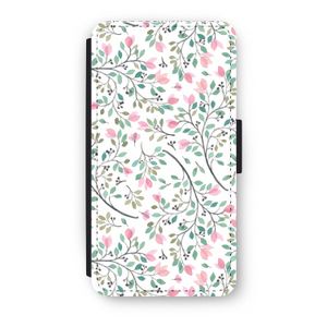 Sierlijke bloemen: iPhone X Flip Hoesje