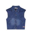 NoNo Meisjes jeans gilet - Dory - Navy blauw NoNo Meisjes jeans gilet - Dory - Navy blauw