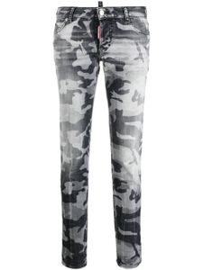 DSQUARED2 jean skinny à imprimé camouflage - Noir