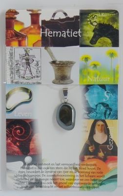 Steengoed Hanger gezondheidssteen hematiet (1 st)