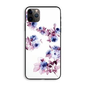 Waterverf bloemen: iPhone 11 Pro Max Biologisch afbreekbaar hoesje