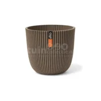 Capi Bloempot Groove Warm Taupe Ø16,5cm