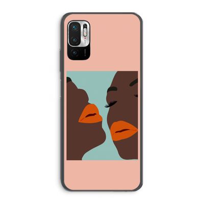 Orange lips: Xiaomi Redmi Note 10 5G Transparant Hoesje