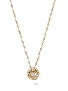 David Yurman collier Petite Infinity en or 18ct serti de diamants