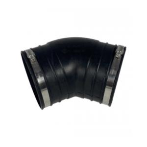 Air Aqua Flexibele Rubber Bocht 45° - 125mm Vijverleiding | Duurzaam & Onderhoudsvriendelijk