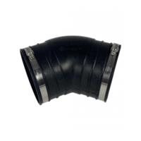 Air Aqua Flexibele Rubber Bocht 45° - 125mm Vijverleiding | Duurzaam & Onderhoudsvriendelijk