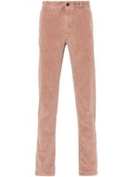 Incotex pantalon en velours côtelé à coupe fuselée - Rose