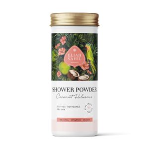 Eliah Sahil Organic Shower Powder Coconut Hibiscus Zeeppoeder 90 g 1 stuk(s)