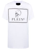 Philipp Plein t-shirt à imprimé tête de mort - Blanc - thumbnail