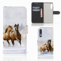 Huawei P20 Pro | Telefoonhoesje | Met pasjeshouder | Paarden