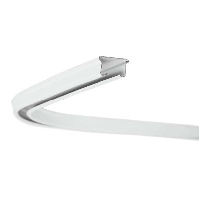 Leen Bakker - Bocht 90° 1 Stuk Plus Rail - Metaal - Wit