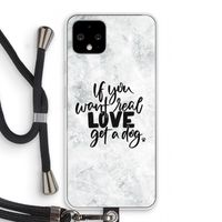 Partner in crime: Pixel 4 Transparant Hoesje met koord