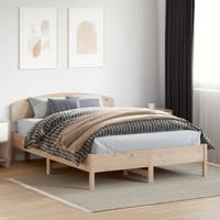 Bedframe zonder matras massief grenenhout 140x200 cm