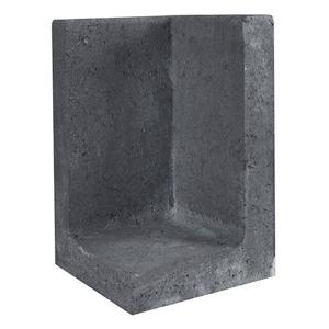 L-element hoek zwart 30x30x50 cm - Gardenlux