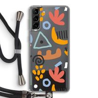 Abstract: Samsung Galaxy S21 Plus Transparant Hoesje met koord